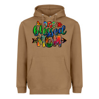 Toasted Coconut one blessed mom autism Heavyweight Hoodie - Zillion Design Studio