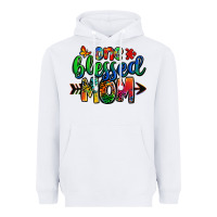 White one blessed mom autism Heavyweight Hoodie - Zillion Design Studio