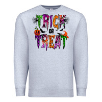 Heather Grey trick or treat Premium Sweatshirt - RacoonDesign