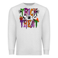 Oatmeal Heather trick or treat Premium Sweatshirt - RacoonDesign