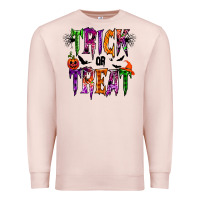 Pale Pink trick or treat Premium Sweatshirt - RacoonDesign