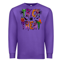 Purple trick or treat Premium Sweatshirt - RacoonDesign