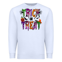 White trick or treat Premium Sweatshirt - RacoonDesign
