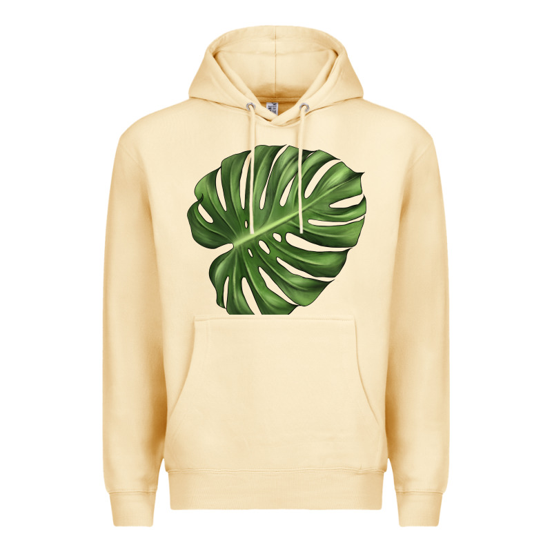 Monstera Leaf Premium Hoodie by LillyAllenDesigns | Teevron