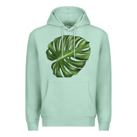 Seafoam Monstera Leaf Premium Hoodie - LillyAllenDesigns