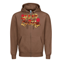 Chestnut it's my birthday Zipper Hoodie - Zillion Design Studio