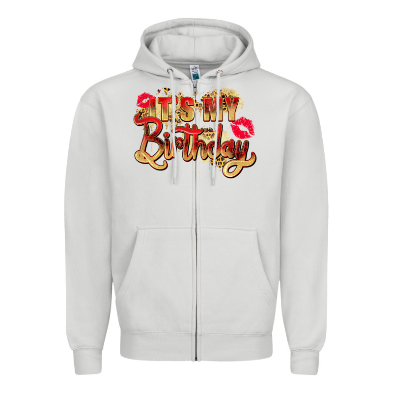 It's My Birthday Zipper Hoodie by Zillion Design Studio | Teevron