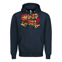 Navy it's my birthday Zipper Hoodie - Zillion Design Studio
