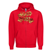 Red it's my birthday Zipper Hoodie - Zillion Design Studio