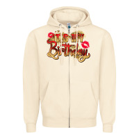Sandshell it's my birthday Zipper Hoodie - Zillion Design Studio