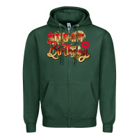 Sports Green it's my birthday Zipper Hoodie - Zillion Design Studio