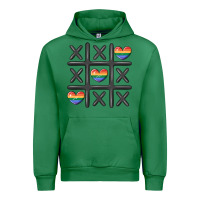 Emerald pride tic tac toe Urban Hoodie - MaliasSmallBusiness