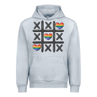 Heather Grey pride tic tac toe Urban Hoodie - MaliasSmallBusiness