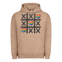 Pigment Burro pride tic tac toe Urban Hoodie - MaliasSmallBusiness