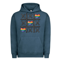 Pigment Midnight Navy pride tic tac toe Urban Hoodie - MaliasSmallBusiness