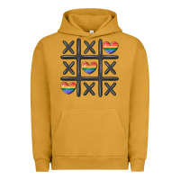 Pigment Peanut Butter pride tic tac toe Urban Hoodie - MaliasSmallBusiness
