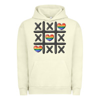 Pigment Pistachio pride tic tac toe Urban Hoodie - MaliasSmallBusiness