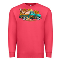 Cardinal western farm truck farm animals Premium Sweatshirt - FaDigitalArtStudio
