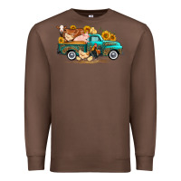 Chestnut western farm truck farm animals Premium Sweatshirt - FaDigitalArtStudio