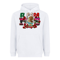 White al papa mas chingon Heavyweight Hoodie - CTS Tumbler Store