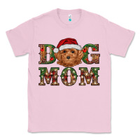 Bubblegum Pink Christmas Toy Poodle Dog Mom Classic Tee - RanaPortraitStore
