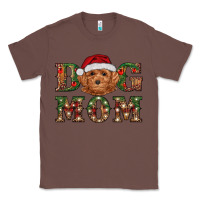 Chestnut Christmas Toy Poodle Dog Mom Classic Tee - RanaPortraitStore