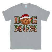 Heather Grey Christmas Toy Poodle Dog Mom Classic Tee - RanaPortraitStore