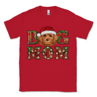 Red Christmas Toy Poodle Dog Mom Classic Tee - RanaPortraitStore