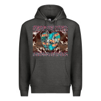 Charcoal Heather western nurse stethoscope pink leopard Premium Hoodie - BarkalooDesign