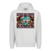 Dove Grey western nurse stethoscope pink leopard Premium Hoodie - BarkalooDesign