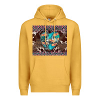 Mustard western nurse stethoscope pink leopard Premium Hoodie - BarkalooDesign