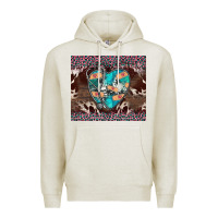 Oatmeal Heather western nurse stethoscope pink leopard Premium Hoodie - BarkalooDesign