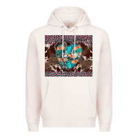 Pale Pink western nurse stethoscope pink leopard Premium Hoodie - BarkalooDesign
