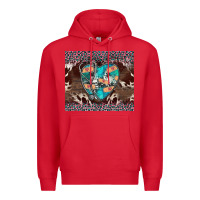 Red western nurse stethoscope pink leopard Premium Hoodie - BarkalooDesign