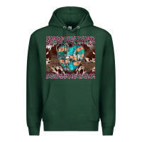 Sports Green western nurse stethoscope pink leopard Premium Hoodie - BarkalooDesign