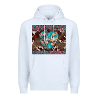White western nurse stethoscope pink leopard Premium Hoodie - BarkalooDesign
