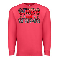 Cardinal stars and stripes Premium Sweatshirt - CowhideDigitalArt