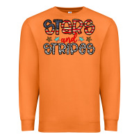 Carrot stars and stripes Premium Sweatshirt - CowhideDigitalArt