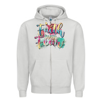 Faith Over Fear Zipper Hoodie | Teevron