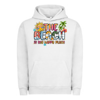 Pigment Lunar Rock the beach is my happy place Urban Hoodie - MaliasSmallBusiness