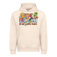 Sandshell the beach is my happy place Urban Hoodie - MaliasSmallBusiness