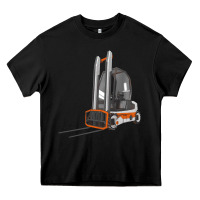 Black Forklift Heavy Core Tee - LillyAllenDesigns