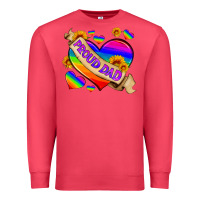 Lgbtq Proud Dad Premium Sweatshirt | Teevron