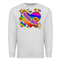 Dove Grey lgbtq proud dad Premium Sweatshirt - HRA Design Shop