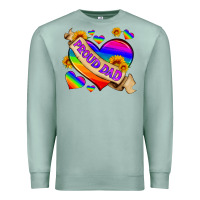 Seafoam lgbtq proud dad Premium Sweatshirt - HRA Design Shop