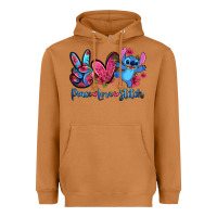 Meerkat peace love stitch Heavyweight Hoodie - Zillion Design Studio