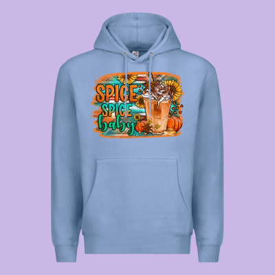 Spice Spice Baby Pumpkin Spice Latte Premium Hoodie Designed By Jasminsmagicworld