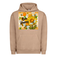 Pigment Burro bee happy Urban Hoodie - MaliasSmallBusiness