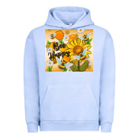 Pigment Grape Ice bee happy Urban Hoodie - MaliasSmallBusiness