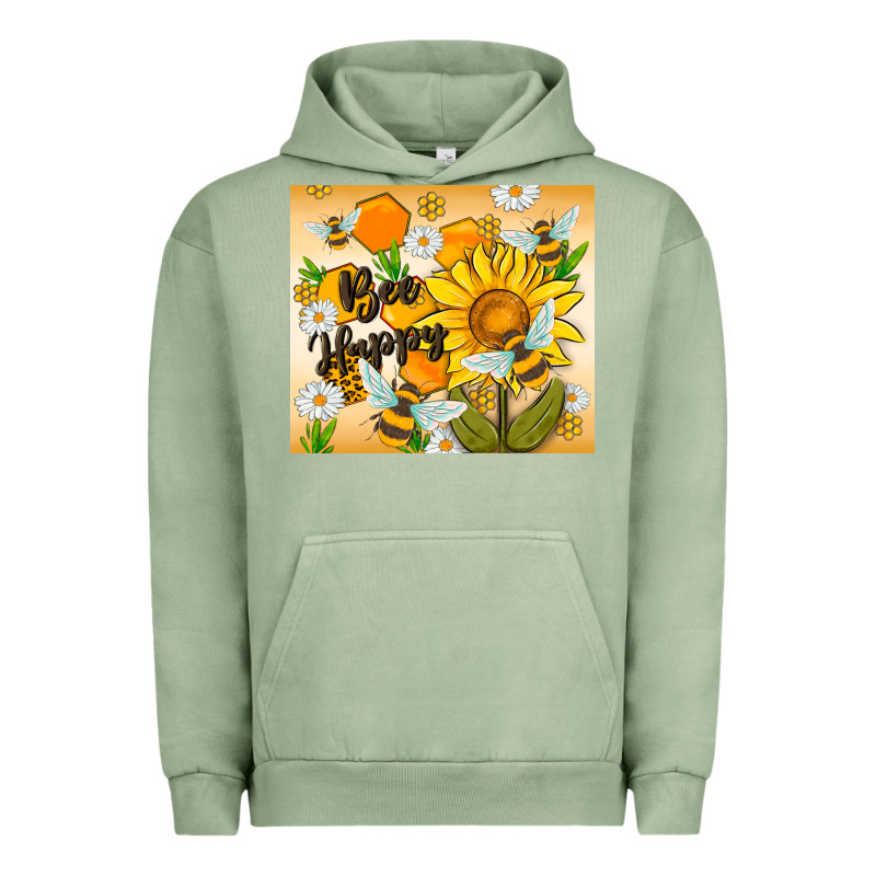 Bee Happy Urban Hoodie by MaliasSmallBusiness | Teevron